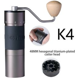 Manual Coffee Grinders Kingrinder K4k6k2 Hand Grinder Portable Mill Espresso Machine Travel Camping Coffeeware Gift Idea 231214