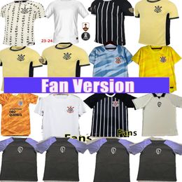 2023 2024 Corinthian Soccer Jerseys home Away Yuri Alberto PAULINHO camisetas de footb MANTO DO special M. ROJAS Club football shirt Third Japan 10 Years