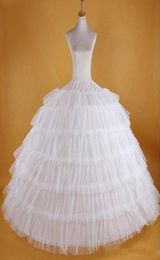 White Petticoats For Ball GownWedding With Puffy Slip Underskirt Formal Dress Brand New Large Long Wedding Accessories12253727203038