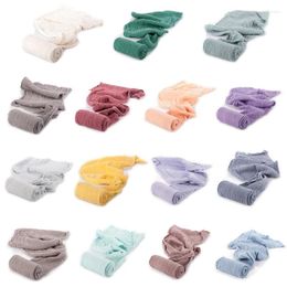 Blankets F19F Born Elastic Wrap Blanket Po Baby Girl Boy Cotton Rug Infants Pography Props