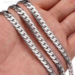 Hot Sale Fashion Jewlery Necklace For Men Hip Hop Cuban Chain Man Necklaces Goth Stainless Steel