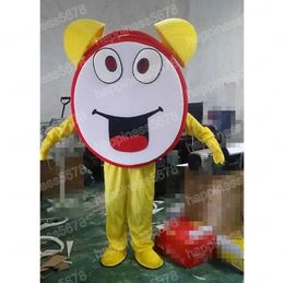 Adult size Alarm clock Mascot Costumes Cartoon Character Outfit Suit Carnival Adults Size Halloween Christmas Party Carnival Dress suits For Men Women