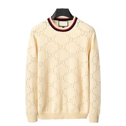 Designer Mens Sweaters Spring Autumn Fashion brand pullover Luxurys leisure embroidery Cottons high quality women Couples tops Clothing 24ww 5555