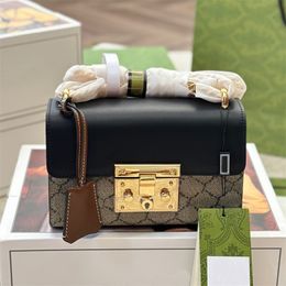 Luxury Women Handbags Designer G Padlock Flap Female Shoulder Bag Cow Leather Crossbody Bag Fashion Purses Letter Classics Cross Body Bag