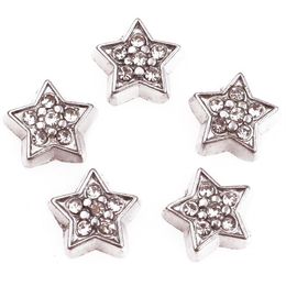 20PC lot rhinestones star Floating Locket Charms DIY Alloy accessories Fit For Magnetic Living Memory Locket Pendant Fashion Jewel315B