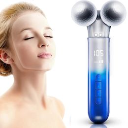 Eye Massager 5D Microcurrent Face Roller Lift Anti Ageing V face Shaping Skin Tighten Care Tool Beauty Device 231214