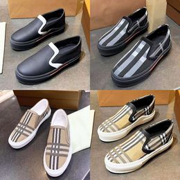 Designer Vintage Sneaker Men Outdoor Casual Shoes Two-tone Cotton Flats Shoe Letter Calfskin Canvas Trainers EU35-45 With Box 499