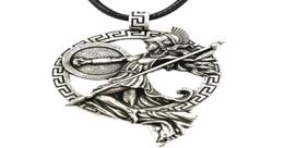 Pendant Necklaces Warrior Goddess Minerva Athena Women Necklace Greek Roman Mythology Viking Jewelry1219649