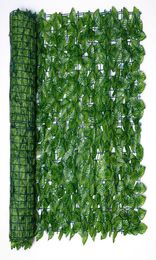 053M Artificial Leaf Privacy Fence Roll Wall Landscaping Screen DIY Outdoor Garden Backyard Balcony Decorative Flowers Wreaths9564156