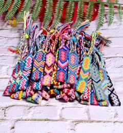 MOON GIRL 20 Pieces Random Color Friendship Bracelet for Women Fashion Handmade Macrame Braided Pulseras Femme Drop F12014931550