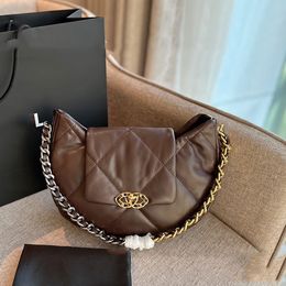 brand single shoulder underarm bag Designer the tote Maillard Colour matching leather designer bags Leather chain strap handbag