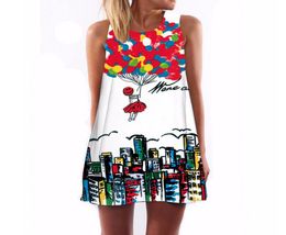 New summer sweater dress digital printing womens clothing plus size women dress strapless club party casual designer dresses8117373