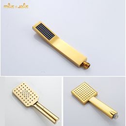 Bathroom Shower Heads Gold hand shower bathroom golden handhold water saving shower gold bidet shower head bathroom golden hand shower 231213