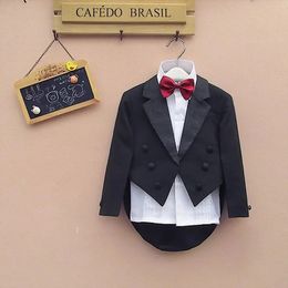 Suits fashion whiteblack baby boys suit kids blazers boy for weddings prom formal spring autumn wedding party suits set 231213