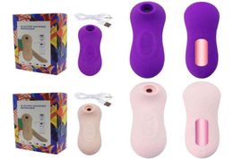 Nxy Vibrators Mini Clit Sucker Vibrator Oral Licking Pussy Tongue Vibrating Nipple Sucking Blowjob Clitoris Stimulator Adult Femal2389242