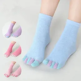 Women Socks 1 Pairs Five Finger Casual Cute Individual Breathable Toe Socking Party Birthday Size Kawaii Funny