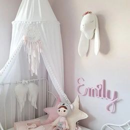 Crib Netting Baby Room Mosquito Net Kid Bed Curtain Canopy Round Tent Decoration Bedroom Kids Girl Cot 231213