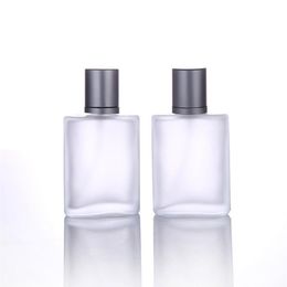 1Pcs 30 50ml Frosted Glass Refillable Spray Bottle Sprayable Empty Bottle Travel Size Portable Bottles Perfume Reuse284V