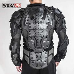 Motocycle Racing Clothing Sports Motorcycle Armour Protector Jacket Body Support Bandage Motocross Guard Brace Protective Gears Chest Ski ProtectionL2312.14