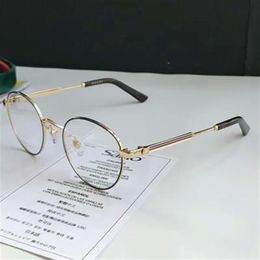 Gold 0290o Round Eyeglasses Glasses Frame clear lens glasses mens shades eye glasses frames New with Box246O