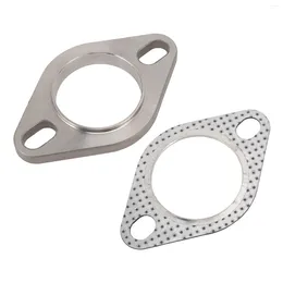 Exhaust Flange Connection Kit Gasket Stainless Steel 2in Universal Strong Sealing For Catback Headers