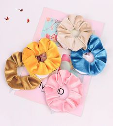 Spring summer hair scrunchie Pocket Zipper Headband women Elastic Hair Band Ponytail Holder Hair Tie Girl Gum Accessories1464680