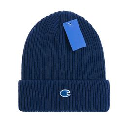 Champioo Beanie Caps Designer knitted hats ins popular winter hat Classic Letter goose Print Knit GJ08