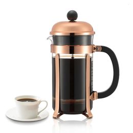 Coffee Pots French Presses Pot Practical Maker Multifunctional Brewer Teapot Stainless Steel Glass Coffeeware 231214