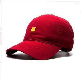Ball Caps Spring And Summer Embroidered Baseball Cap Women's Casual Hundred Take Sun Visor Hat Couple Curved Eaves