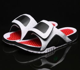 Quality High Jumpman 13 11 Hydro Slippers Women Men 13s Chicago Gym Red Black Slides Slippers Summer Beach Casual Fashion Sandals 6144143