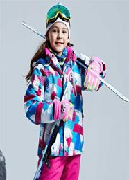 XTIGER Winter Ski Jacket Girls Waterproof Keep Warm Kids Boy Outdoor Sport Children039s Snowboard 2201067302089