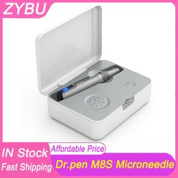 Professional M8 New Upgrade Anti Back Flow Needle Cartridges Dr.pen M8S Skin Care MTS Tool Auto Microneedling System PMU Hair Growth Mesotherapy Dermapen Machine