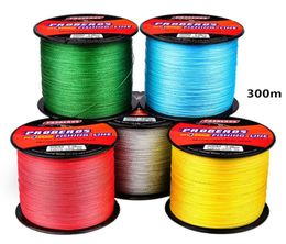 300 Metres 6LB100LB PE 4 Braid Line Braided Wire Lines Fishing Gear 5 Colour Random F904970847