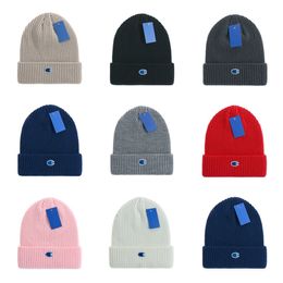 Champioo Beanie Caps Designer knitted hats ins popular winter hat Classic Letter goose Print Knit GJ0