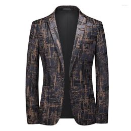 Men's Suits Spring And Autumn Casual Suit Korean Version Slim Fit Show Temperament Coat Large Cool Trend