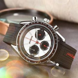 Dropship Factory Crime Premium Mens Sports Stopwatch Watches 40mm Quartz Movement Time Clock Rubber Belt crime leisure Limited Edi257E