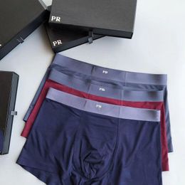 Designer underwear man boxer short Male Soft Underpants Man Luxury Brand Comfortable Boxershorts Boxer multiple colors boxers for men 3 pcs in one box