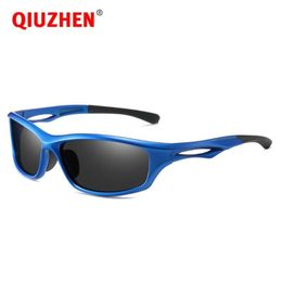 Sunglasses Men's Wrap Around Sports Polarised For Athletes Running With TR90 Frame And Anti-uv Polarised Lenses Sun Glasses 2295J