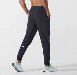 Lulus lemons leggings align Men Pants Yoga Outfit Sport Quick Dry Drawstring Gym Pockets Sweatpants Trousers Mens Casual Elastic Waist designer Lululemen 9935ess