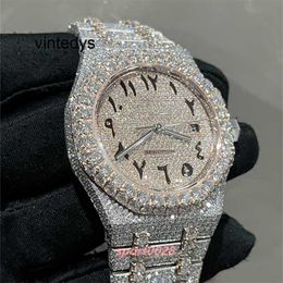 Watches for Men Top Limited Custom Watch Moissanite Pure Diamond