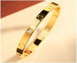 Gold Bangle stainless steel screwdriver couple lover screw bracelet mens luxury bracelet fashion Jewellery Valentine Day gift for gi8740709