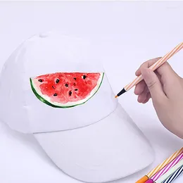 Berets White Caps DIY Hand-painted Hip Hop Blank Baseball Hat For Kids Party Decoration Gift Favours Golf Ball Street Men Women