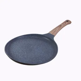 Pans Crepe Pancake Pan Nonstick Frying Pot With Wooden Handle Omelette Saucepan Cooking Steak Kitchenware Induction Maker