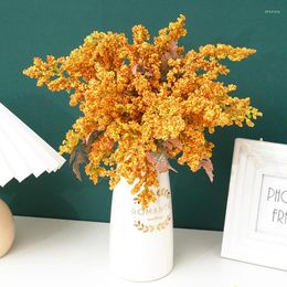 Decorative Flowers Household Artificial Plant Foam Plastic Grass Holiday Celebration Party Supplies Wedding Table Living Room Decoration