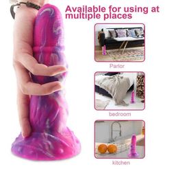 NXY Realistic Dildo 859 Inch Silicone Tentacle With Strong Suction Cup Flexible Penis For GSpot And Anal Playing adult Sex Toy 28001248