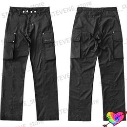 Men's Pants Black 1017 ALYX 9SM Cargo Pants 2022 Men Women Multi Metal Button 1 1 ALYX Pants Pockets Slightly Loose Trousers T231214