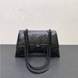 Balencig Le Cagole chain purse Designer bag black women shoulder tote bags Hourglass B Family 8line bags wallet on chain Handbags Patent leather Bags Purse crossbody