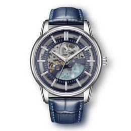 Wristwatches OCHSTIN Mechanical Watch Men Fashion Leather Watchband Vintage Skeleton Male Automatic Wristwatch Birthday Gift For H2480