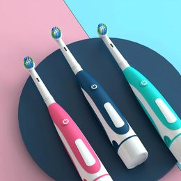 Toothbrush Electric toothbrush rotating round head adult soft hair induction fully automatic male and female couple set compatible brush head 231214