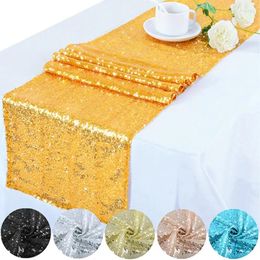Table Skirt Sparkling Sequin Flag Wedding Decoration Props Home Mat